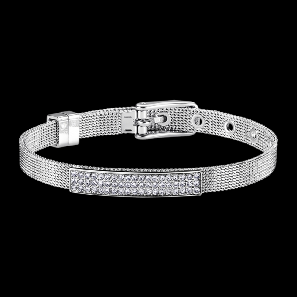 Elegant Silver Mesh Bracelet